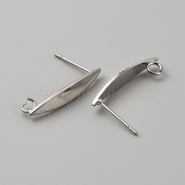 Brass Stud Earring Findings(FIND-WH0110-705)-2
