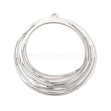 Platinum Ring Brass Pendants