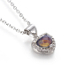 Temperature Changing Color Glass Pendant Necklaces(NJEW-I230-04)-4