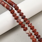 Natural Red Jasper Beads Strands, Lantern, 9x7mm, Hole: 0.8mm, about 52~53pcs/strand, 15.35''~15.55''(39~39.5cm)(G-P595-C02-01)