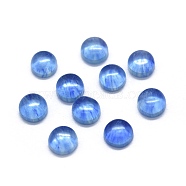 Natural Kyanite/Cyanite/Disthene Cabochons, Half Round/Dome, 4x1.5~2.5mm(G-O175-23-16)