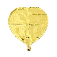 Aluminum Foil Inflatable Balloons, for Wedding Birthday Party Decoration, Heart, Gold, 50x45.8cm(AJEW-TAC0019-14)