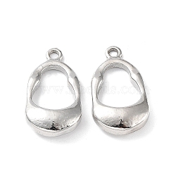 Alloy Pendants, Cadmium Free & Lead Free, Bag, Platinum, 20.5x11x4.5mm, Hole: 1.6mm(FIND-B028-11P)