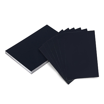 Adhesive Aluminum Sheet, Rectangle, Black, 80x120x0.1mm, 20pcs/box