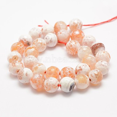 Faceted Natural Fire Crackle Agate Beads Strands(G-F447-12mm-B03)-2