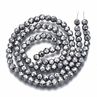 Electroplate Non-magnetic Synthetic Hematite Beads Strands(G-T114-60B-P)-2