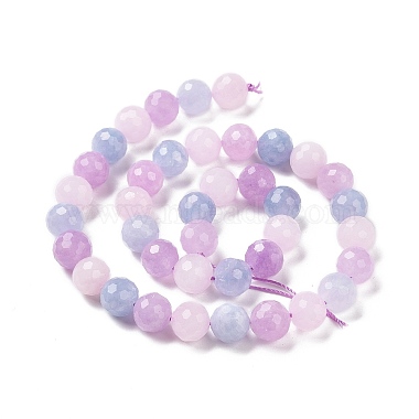 Natural Aquamarine & Rose Quartz & Amethyst Beads Strands(G-H280-02B)-3