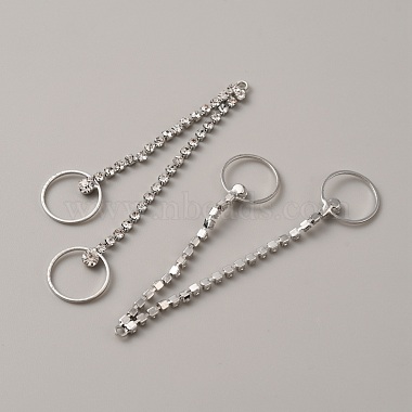Brass Rhinestone Tassel Big Pendants(KK-TAC0011-03F)-1