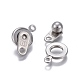 304 Stainless Steel Snap Clasps(STAS-P236-34P)-2