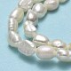 brins de perles de culture d'eau douce naturelles(PEAR-A005-16)-4