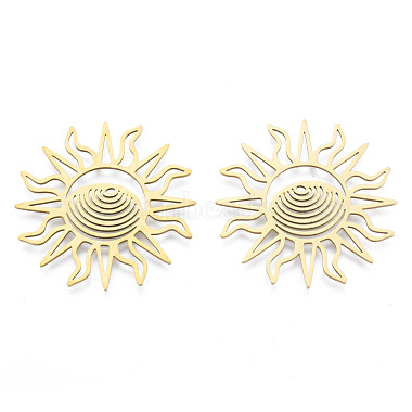 Real 18K Gold Plated Sun 201 Stainless Steel Links