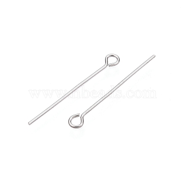 Anlaufschutz 925 Sterling Silber Ösenstifte(STER-N016-0.4x20mm-01P)-2