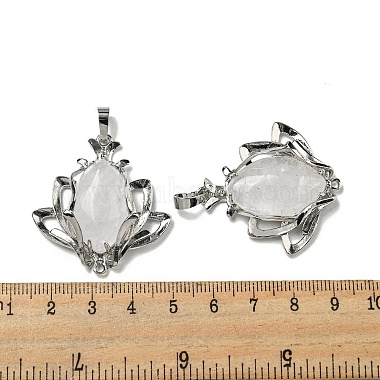 Natural Quartz Crystal Pendants(G-M434-04P-20)-3