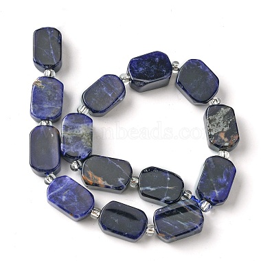 Natural Sodalite Beads Strands(G-C098-A08-01)-3
