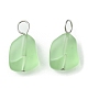 Transparent Frosted Glass Pendants(PALLOY-JF02185)-2