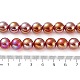 Electroplated Natural Red Agate Beads Strands(G-Z038-B04-03AB)-5