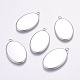304 Stainless Steel Pendant Cabochon Settings(STAS-K148-03)-2