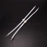 Plastic Cable Ties, Tie Wraps, Zip Ties, White, 497x18x1.3~17.3mm(FIND-WH0092-20)