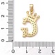 Placage de crémaillère en laiton micro pavé pendentifs en zircone cubique(KK-D535-01G-RS)-3