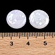 Plating Opaque Acrylic Imitation Shell Beads(OACR-P039-09A)-3