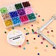 900Pcs 12 Colors Spray Painted Crackle Glass Beads Strands(CCG-YW0001-10)-5