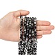 Spray Painted Crackle Glass Beads Strands(CCG-Q002-8mm-11)-4