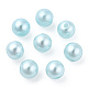 Spray Painted ABS Plastic Imitation Pearl Beads(OACR-T015-05B-07)-3