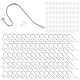 200 pcs laiton boucle d'oreille crochets(KK-NB0002-46)-1