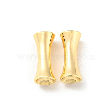 Real 18K Gold Plated Tube Brass Beads