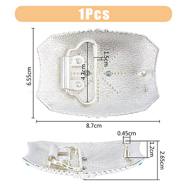 Alloy with Resin Smooth Buckles(FIND-WH0126-439A)-2