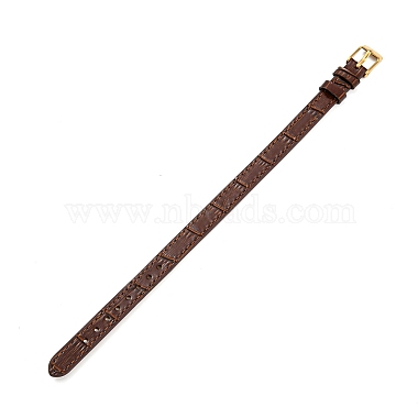 Leather Textured Watch Bands(AJEW-K232-01G-05)-3
