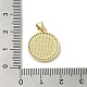Brass Micro Pave Clear Cubic Zirconia Pendants(KK-I708-03C-G)-3