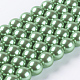 Eco-Friendly Dyed Glass Pearl Round Beads Strands(HY-A002-14mm-RB008N)-1