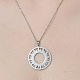 Non-Tarnish 201 Stainless Steel Hollow Sun Pendant Necklace(NJEW-OY002-28)-1