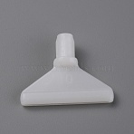 Platic Replacement Diamond Painting Pen Heads, 10-Drill Dotting Pen Tip for Glue Clay, White, 22x27.5x7mm, Hole: 26x1.5mm(FIND-WH0111-279F)