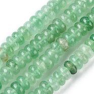 Natural Green Aventurine Beads Strands, FlatRound/Disc, 4x2mm, Hole: 0.9mm, about 187~196pcs/strand, 15.16~15.55 inch(38.5~39.5cm)(G-F748-E02)
