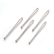Iron Sewing Needle Devices, Threader Thread Guide Tools, Platinum, 66.5~69.84x6x2.5mm(TOOL-WH0112-02)
