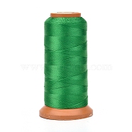 Polyester Threads, for Jewelry Making, Green, 0.12mm, about 1640.41 yards(1500m)/roll(NWIR-G018-A-19)