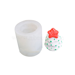 Christmas Tree Shape DIY Candle Silicone Molds, for Scented Candle Making, Star, 5.8x6.5cm(WG88378-01)