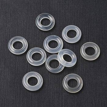 Natural Agate Linking Rings, Round Ring, 12.5x3mm, Inner Diameter: 6mm