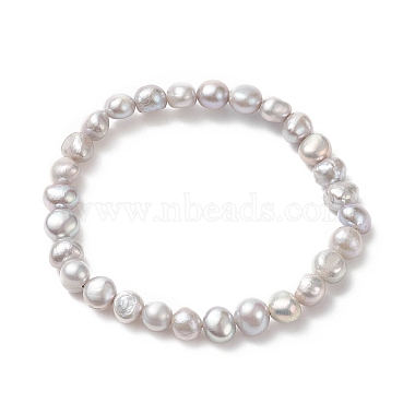 Light Grey Pearl Bracelets