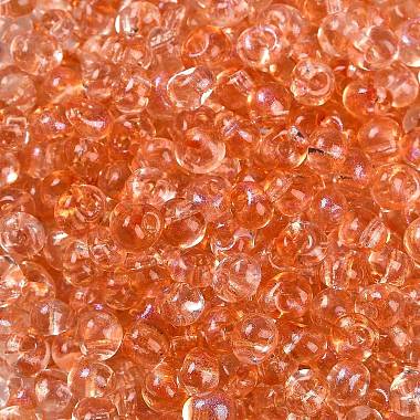 6/0 Spray Paint Glass Seed Beads(SEED-H003-11C)-2