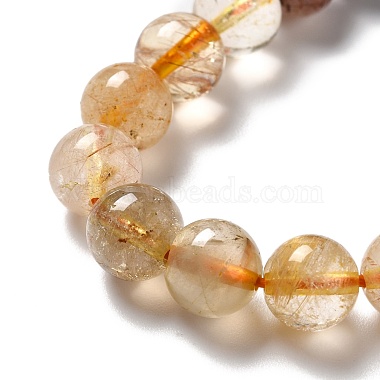 Natural Rutilated Quartz Beads Strands(G-B029-B02-03)-3