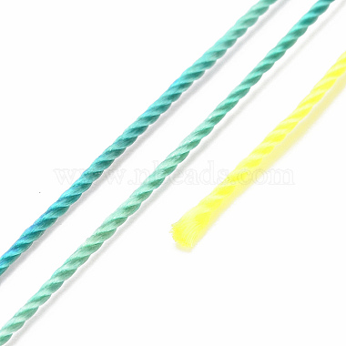 5 Rolls 12-Ply Segment Dyed Polyester Cords(WCOR-P001-01B-018)-3