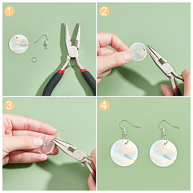 Chgcraft bricolage kits de fabrication de boucles d'oreilles pendantes(DIY-CA0002-69)-4