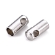 201 Stainless Steel Cord Ends(STAS-F250-10P-M)-2