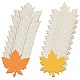 gorgecraft 2 ensembles 2 style automne thème feuille d'érable découpes inachevées décoration en bois(WOCR-GF0001-01)-1