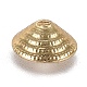 Eco-Friendly Brass Bead Cap(KK-H740-09G)-3
