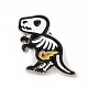 broche en émail thème squelette animal(JEWB-B005-07A)-1
