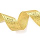 15 Yards 3 Colors Single Face Gold Stamping Polyester Satin Ribbon(SRIB-XCP0001-22)-3